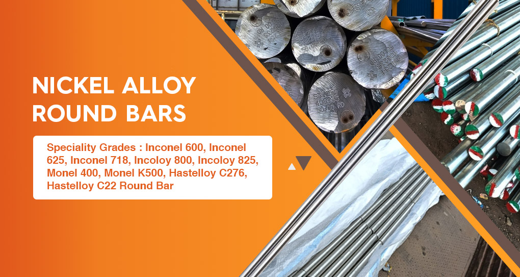 Nickel Alloy Round Bars Nickel Alloy Round Bars